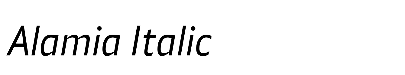 Alamia Italic